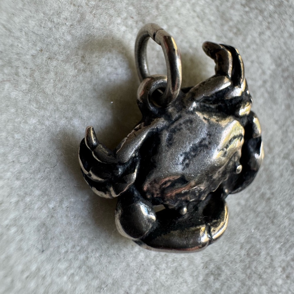 Silver Crab James Avery Retired Charm Discontinued